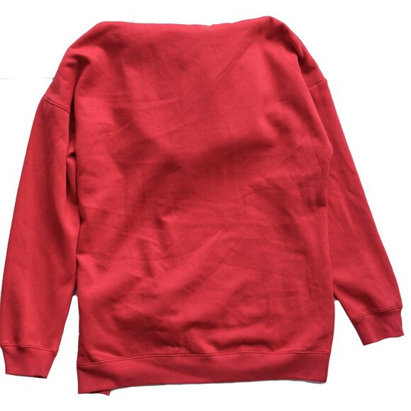 NC State Hoodie Wolfpack Red Logo Collegiate Knit Fleece Lined Sweatshirt Top - Picture 7 of 8